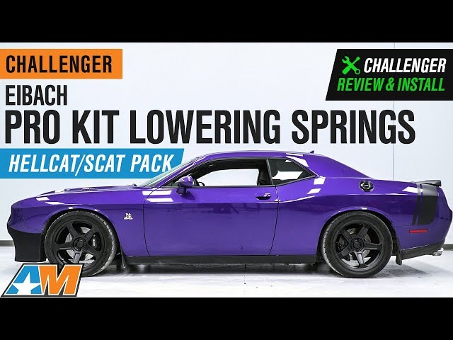 2015-2019 Challenger Eibach Pro Kit Lowering Springs (Scat Pack & Hellcat) Review & Install