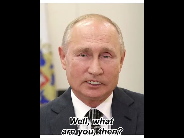Putin - I hear you knocking (not so deep fake satire)