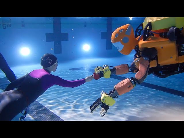 OceanOneK, Stanford’s underwater humanoid robot, swims to new depths