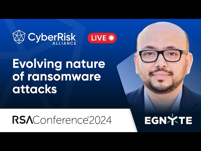 Evolving nature of ransomware attacks - Kris Lahiri - RSA24 #3