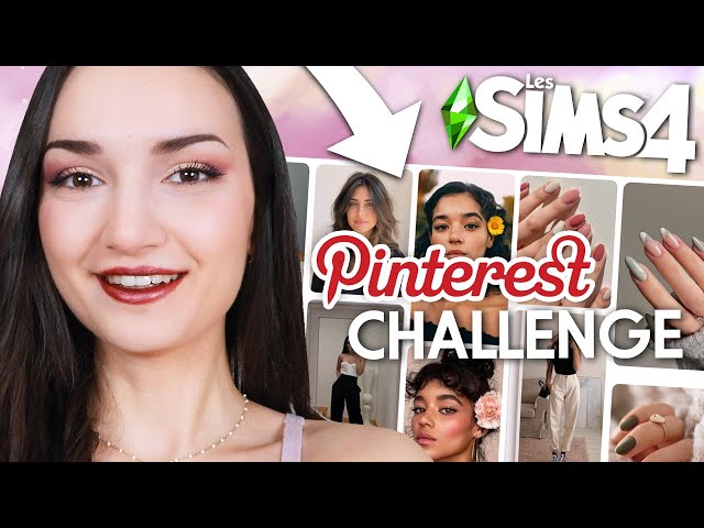 Pinterest prend le contrôle de mon sims ! (Vibe Dua Lipa🤩) | Challenge Sims 4