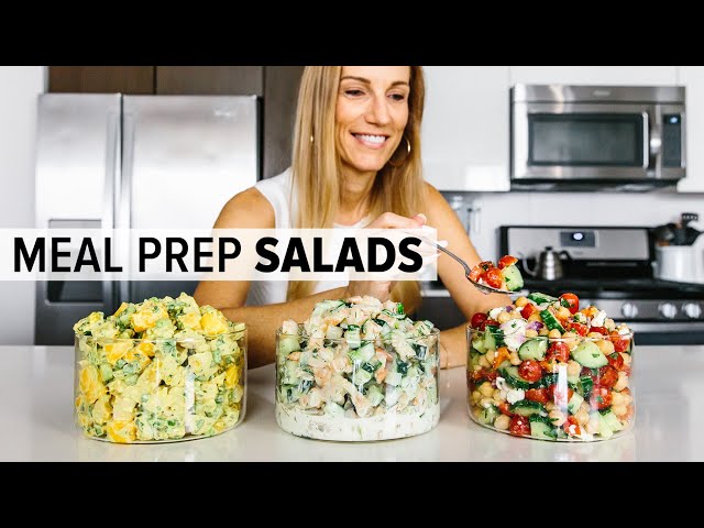 3 Easy MEAL PREP Ideas for Summer Salad Recipes