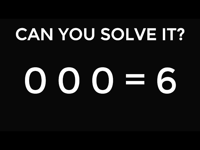 How To Solve The 6s Challenge