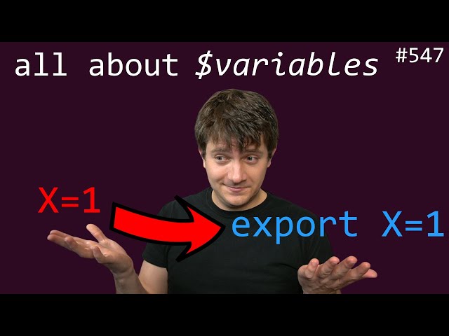 shell vs environment variables (and env, export, etc.) (intermediate) anthony explains #547