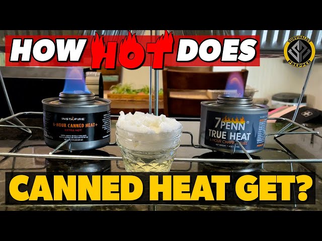 Canned Heat and Crisco Candle Heat Comparison | How Hot Do They Get?