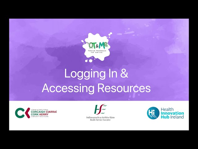 How to Login to View My OT & Me Resources | Octobox | School Skills Clinic | HSE Pilot Programme