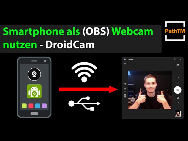 Handy als Webcam in OBS nutzen - DroidCam | PathTM