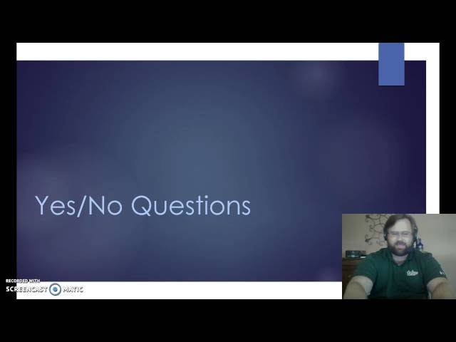 #27 Yes/No Questions in ASL