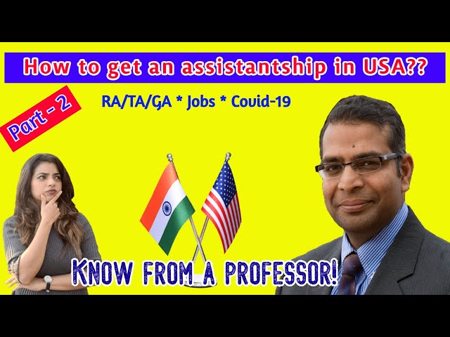 Jobs & Assistantships (TA/RA/GA) for International Students | Desi American Professor | WeDesified