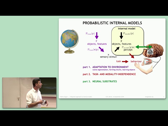 CCN 2019: Keynote KN-7 "Probabilistic internal models — behavioural and neural signatures"