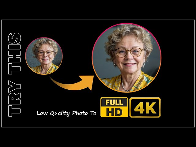 How to Convert Low Quality to High Quality Image || low quality photo to hd photo
