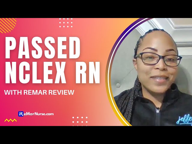 Achieving Her RN Dream with ReMar | How She Passed NCLEX
