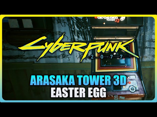Cyberpunk 2077 - Arasaka Tower 3D Arcade Machine Location