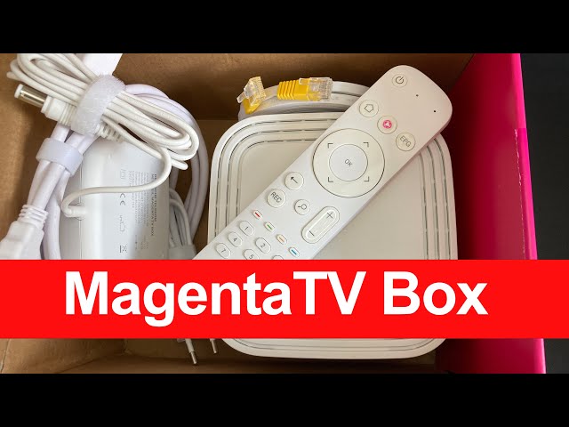 MagentaTV Box Deutsche Telekom, Weiß, 40868874 | Die neue TV Receiver-Generation | Unboxing & Setup