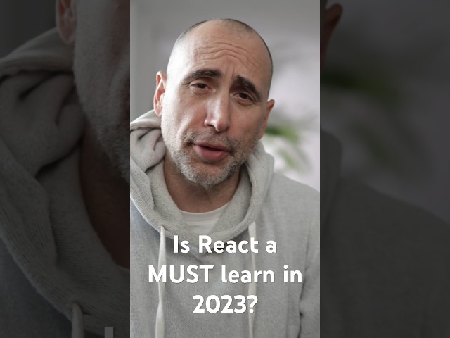 Is React a MUST learn in 2023? #reactjs #javascript #mentoring #unclestef
