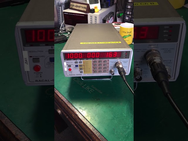 Sneak Peek At Today’s Repair Of A Racal-Dana 2101 20GHz Frequency Counter #Shorts