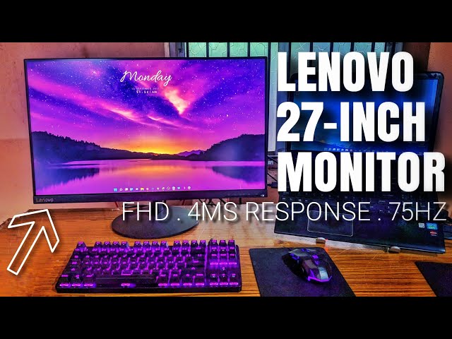 Lenovo L27M 27-Inch Monitor Unboxing - Is It Good?