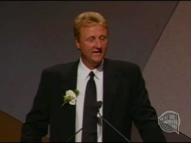 Larry J. Bird's Basketball Hall of Fame Enshrinement Speech
