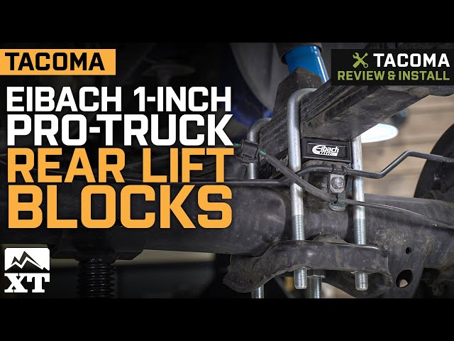 Tacoma Eibach 1-Inch Pro-Truck Rear Lift Blocks (2005-2020) Review & Install
