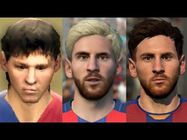 Lionel Messi evolution from FIFA 06 to FIFA 20