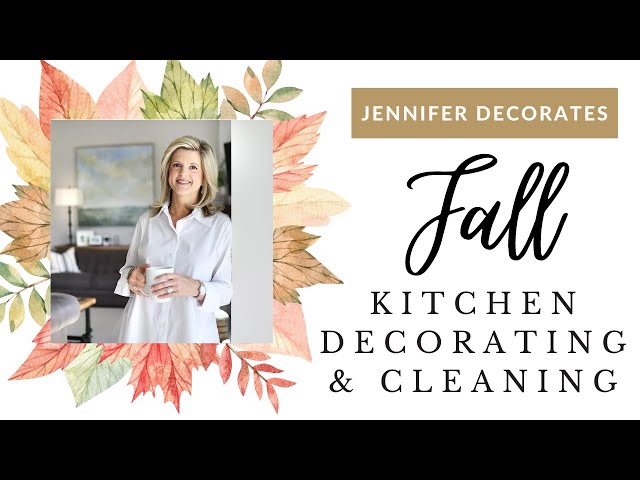 COZY RELAXING FALL KITCHEN CLEAN + DECORATE WITH ME | FARMHOUSE KITCHEN DECOR IDEAS FOR FALL