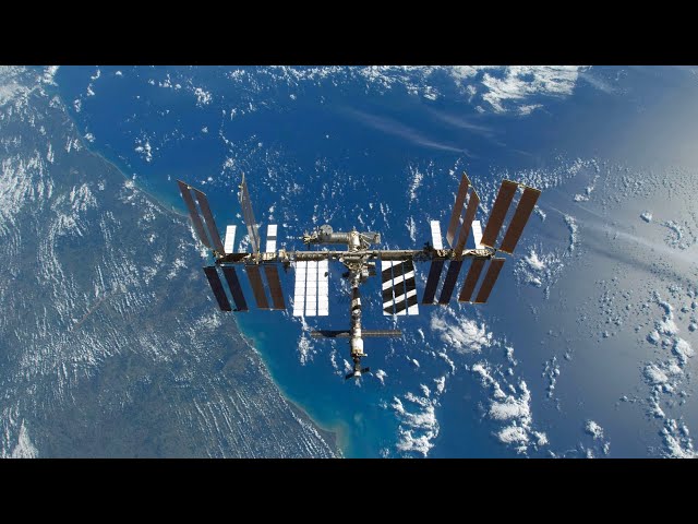 International Space Station NASA View With Map - 5726 - 2024-04-24