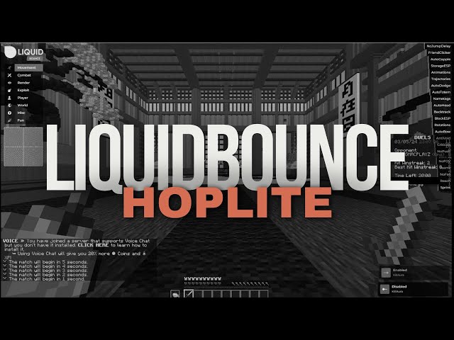 Hacking on Hoplite Duels with LiquidBounce Nextgen (GrimAC) | Free Client and Config