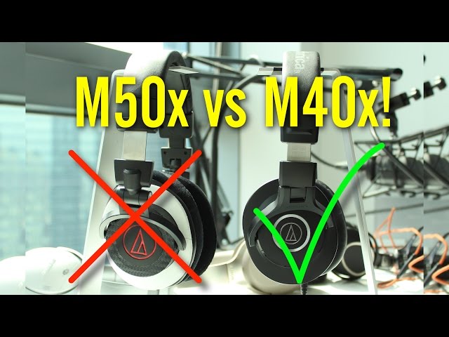 Here's Why Audio-Technica's M40x is Better vs M50x (Review + Comparison)