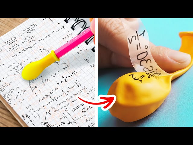 Mind-Blowing School Hacks And DIY Ideas || How To Be a Good Student