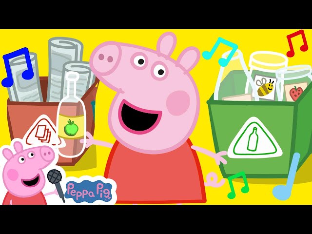 Peppa Pig Earth Day Song - Recycling Song for Kids
