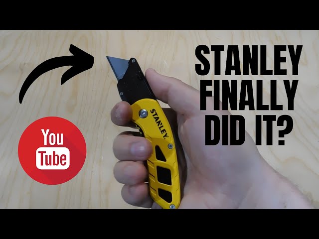 STANLEY GOES FOLDING COMPACT??? - STANLEY Compact Fixed Blade Folding Utility Knife - Review