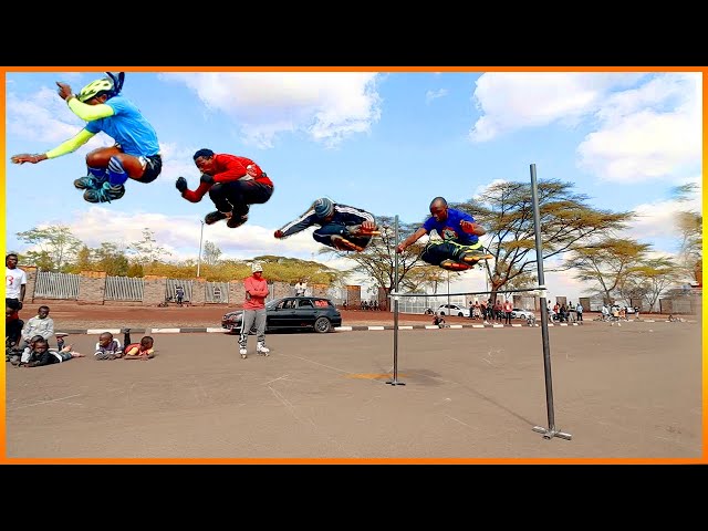 Nairobi Inline Skates Freestyle Jumps Competition