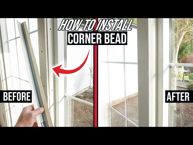 How To Install CORNERBEAD (Paperfaced) On Drywall | Easy DIY For Beginners!