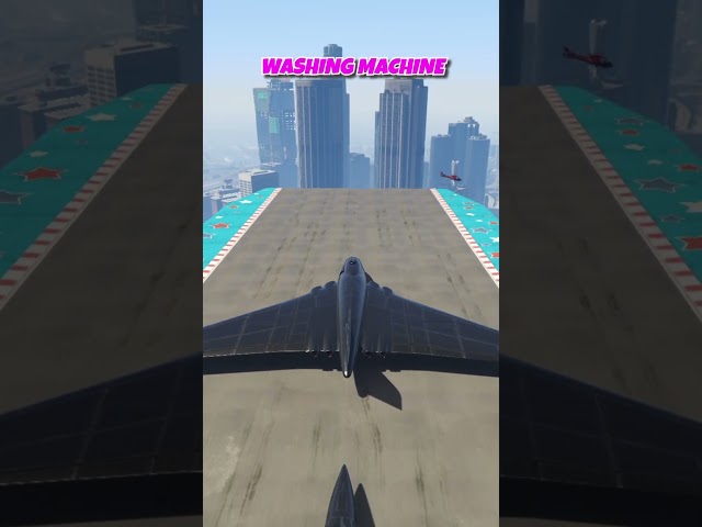 What is the biggest plane that can fly between two buildings in GTA 5?
