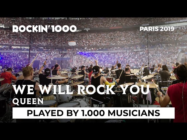 We Will Rock You - Queen / Rockin'1000 at Stade De France