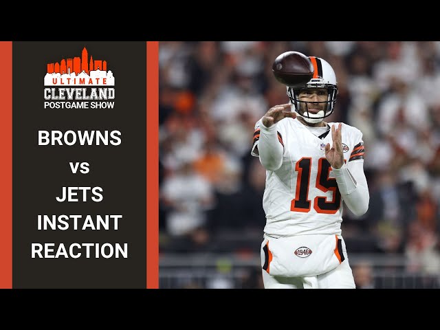 CLEVELAND BROWNS VS. NY JETS INSTANT REACTION: Joe Flacco is a GOD & the Browns are PLAYOFF BOUND
