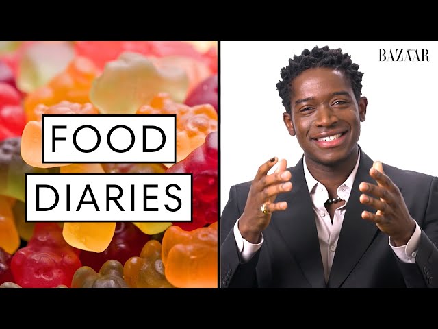 Everything Damson Idris Eats In A Day | Food Diaries | Harper's BAZAAR