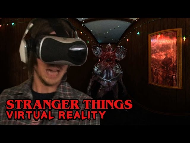 Getting SPOOKED by the Stranger Things 360 VR!!