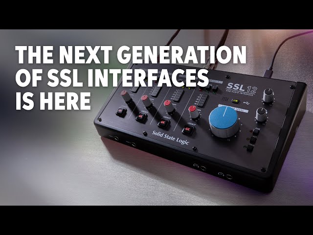 Solid State Logic SSL12 USB Audio Interface Demo