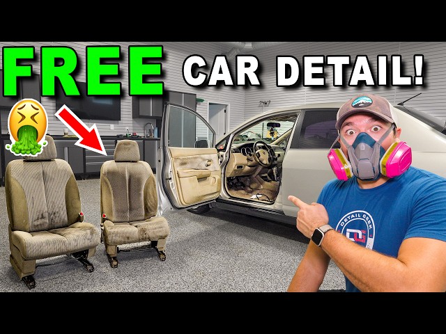 SURPRISING A Family In Need With A FREE Car Detail!!