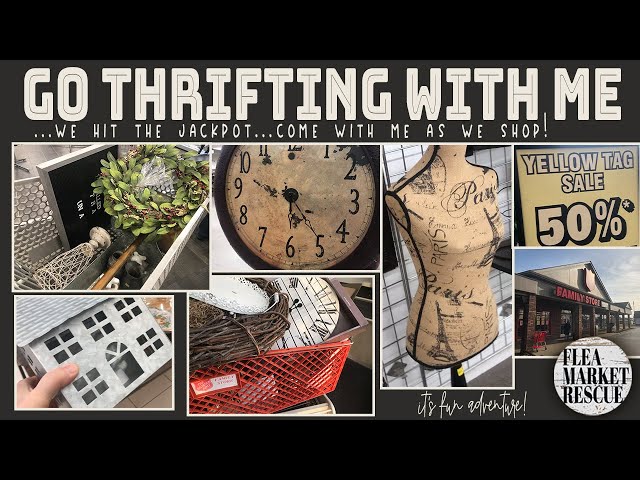 COME THRIFT WITH ME FOR HOME DECOR- HUGE THRIFT STORE SHOPPING HAUL