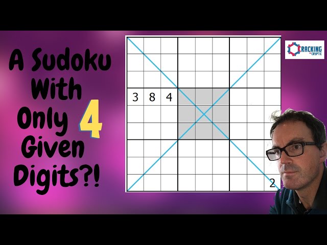 A Sudoku With Only 4 Given Digits?!
