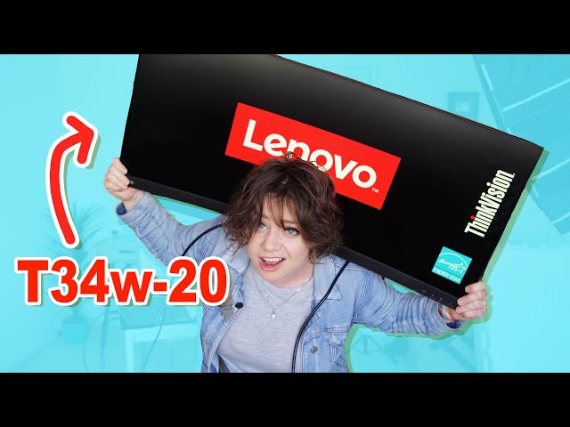 Best Curved Monitor for Productivity - Lenovo ThinkVision T34w-20