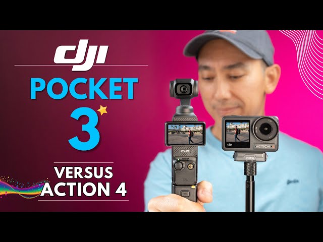 DJI POCKET 3 vs DJI ACTION 4: Must Watch Before you Buy - Comparing Features