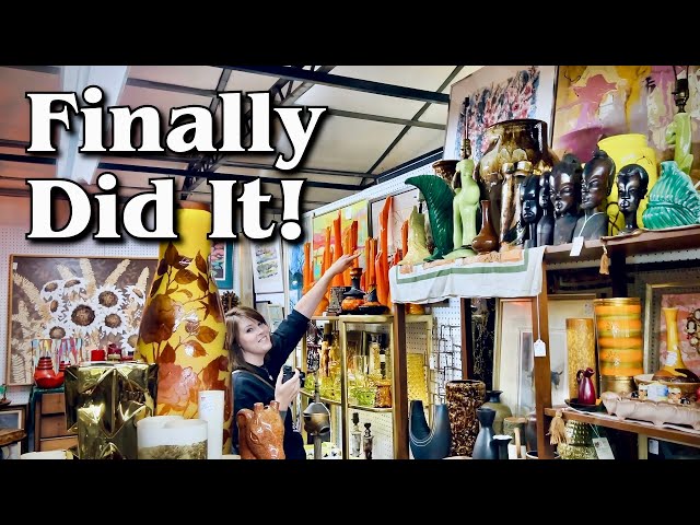 Bucket List Fulfilled! Giant Antique Vintage Mall Shopping