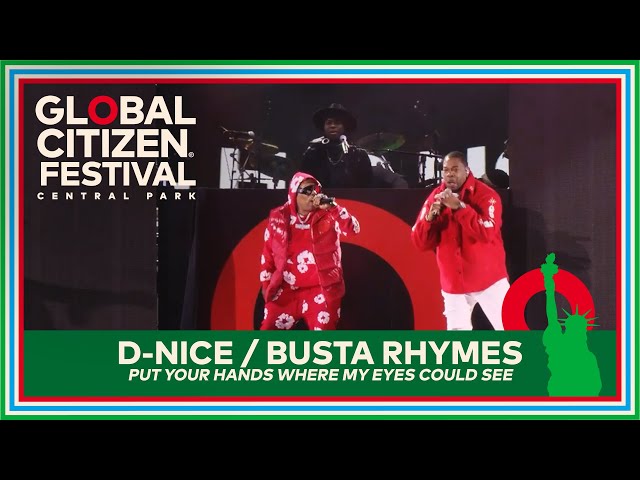 Busta Rhymes Performs 'Put Your Hands Where My Eyes Could See' | Global Citizen Festival 2023