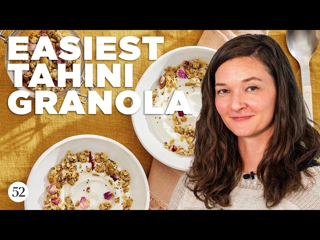 The Fastest, Easiest Tahini Granola | Genius Recipes with Kristen Miglore