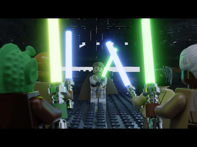LEGO Luke's Jedi Academy | LEGO Star Wars Film Festival | Blender Animation 4K