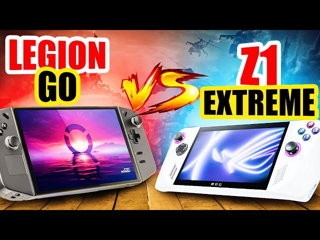 Comparison | Asus RoG Ally Extreme Z1 vs Lenovo Legion GO | ROG ALLY GAMING