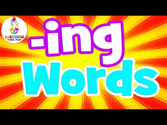 The -ING Words | Read -ING Words for Children (Word Family Series)